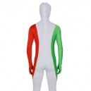 Red White And Green Lycra Spandex Male Morph Zentai Suit Red White And Green Lycra Spandex Male Morph Zentai Suit