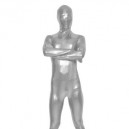 Silver Lycra Unisex Morph Zentai Suit