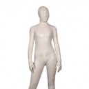 White Shiny Metallic Morph Zentai Suit