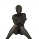Supply Black Ice Silk Morph Zentai Suit