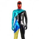 Colorful Shiny Metallic Morph Zentai Suit