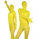 Yellow Velvet Unisex Morph Zentai Suit