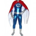 Supply Fantastic Four Shiny Metallic Catsuit with PVC Cape