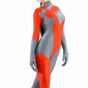Lovely Mixed color Lycra Spandex Open Catsuit