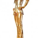 Supply Gold Shiny Metallic Sexy Pants