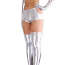 Silver Shiny Metallic Sexy Bottom