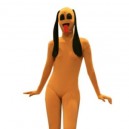 Yellow Dog Pattern Lycra Spandex Morph Zentai Suit