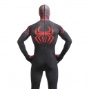 Red and Black Spiderman Super Hero Full Body Spandex Holiday Unisex Lycra Morph Zentai Suit