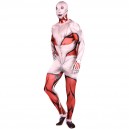 Attack on Titan Cartoon Full Body Halloween Unisex Cosplay Zentai Suit