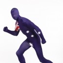 Australia National Flag Full Body Halloween Spandex Holiday Unisex Cosplay Zentai Suit