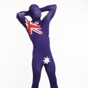 Australia National Flag Full Body Halloween Spandex Holiday Unisex Cosplay Zentai Suit