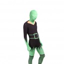 Black and Green Elf Full Body Halloween Spandex Holiday Unisex Cosplay Zentai Suit Black and Green Elf Full Body Halloween Spandex Holiday Unisex Cosplay Zentai Suit