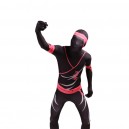 Black and Pink Ninjia Full Body Halloween Spandex Holiday Unisex Cosplay Zentai Suit Black and Pink Ninjia Full Body Halloween Spandex Holiday Unisex Cosplay Zentai Suit
