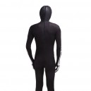 Black and White Skull Full Body Halloween Spandex Holiday Unisex Cosplay Zentai Suit