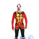 Colorful Clown Full Body Halloween Spandex Holiday Unisex Cosplay Zentai Suit