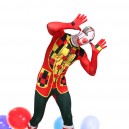 Colorful Clown Full Body Halloween Spandex Holiday Unisex Cosplay Zentai Suit