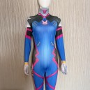 D.va Overwatch Halloween Full Body Spandex Holiday Unisex Lycra Morph Zentai Suit