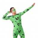 Green Question Mark Full Body Halloween Spandex Holiday Unisex Cosplay Zentai Suit Green Question Mark Full Body Halloween Spandex Holiday Unisex Cosplay Zentai Suit