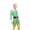 Green and Yellow Morph Suits Full Body Halloween Spandex Holiday Unisex Cosplay Zentai Suit