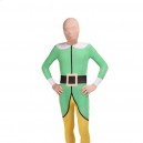 Green and Yellow Morph Suits Full Body Halloween Spandex Holiday Unisex Cosplay Zentai Suit