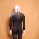 Men's Black and White Halloween Full Body Spandex Holiday Unisex Lycra Morph Zentai Suit