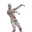 Mummy Halloween Ghost Festival Dress Up Performance Dress High Elastic Spandex Fullbody Zentai Suit Tights