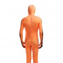 Orange Skull Full Body Halloween Spandex Holiday Unisex Cosplay Zentai Suit