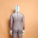 Silver Grey Full Body Halloween Spandex Holiday Unisex Cosplay Zentai Suit