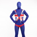 Supply Uk National Flag Full Body Halloween Spandex Holiday Unisex Cosplay Zentai Suit