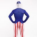 Usa National Flag Full Body Halloween Spandex Holiday Unisex Cosplay Zentai Suit