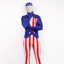 Usa National Flag Full Body Halloween Spandex Holiday Unisex Cosplay Zentai Suit