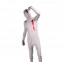 White Gun Shot Blood Full Body Halloween Spandex Holiday Unisex Cosplay Zentai Suit White Gun Shot Blood Full Body Halloween Spandex Holiday Unisex Cosplay Zentai Suit