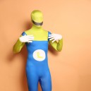 Supply Yellow and Blue Big Beard Digital Full Body Halloween Spandex Holiday Unisex Cosplay Zentai Suit