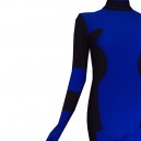 Blue Deadpool-deadpool Lycra Spandex Zentai Suit