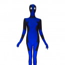 Blue Deadpool-deadpool Lycra Spandex Zentai Suit