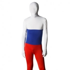 Pattern of Russian Flag Lycra Spandex Unisex Morph Zentai Suit