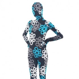 Colorful Lycra Spandex Breathable Unisex Morph Zentai Suit