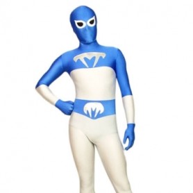 Sky Blue Envoy Lycra Spandex Morph Zentai Suit