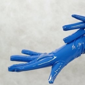 ZENTAI Blue PVC Gloves