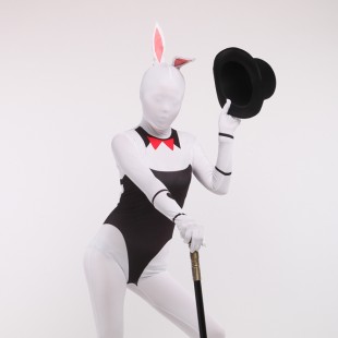 Bonny Girl Cartoon Full Body Halloween Spandex Holiday Unisex Cosplay Zentai Suit