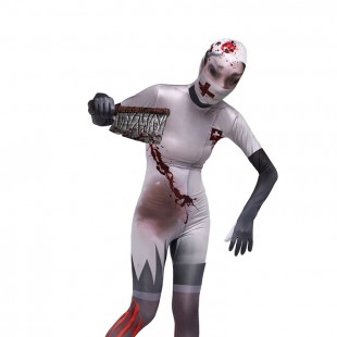 Scary Body Halloween Spandex Holiday Unisex Cosplay Zentai Suit