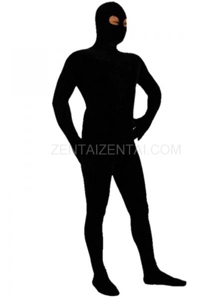 Black Lycra Spandex Morph Zentai Costume