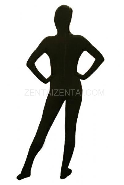 Classic Black Lycra Spandex Unisex Morph Zentai Suit