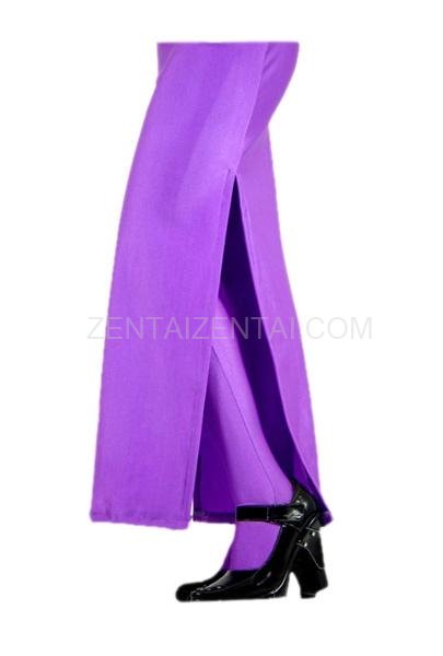 Purple Lycra Spandex Unisex Morph Zentai Suit in Skirt Style