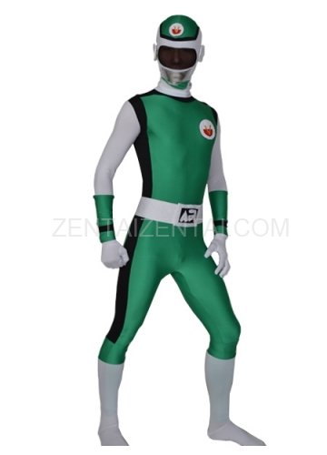 Green Lycra Men\'s Morph Zentai Suit