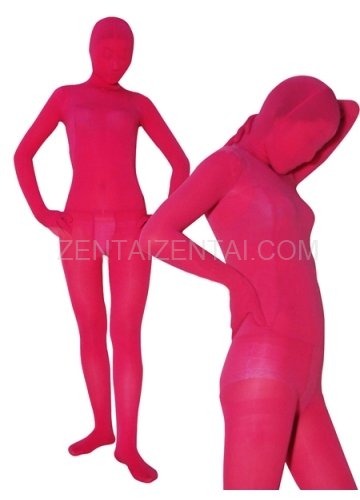 Ideal Red Plum Velvet Unisex Morph Zentai Suit