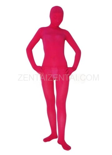 Ideal Red Plum Velvet Unisex Morph Zentai Suit