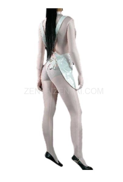 White Sexy Nurse PVC Apron