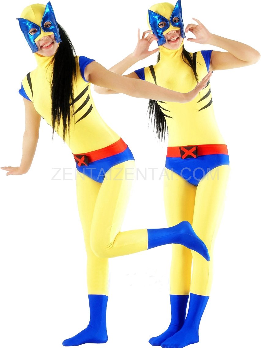 Lycra Spandex X-Men Wolverine Catsuit