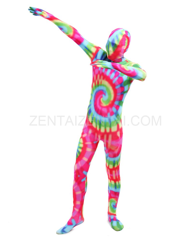 Adult Colorful Full Body Halloween Spandex Holiday Unisex Cosplay Zentai Suit